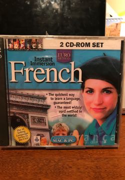 Instant Immersion French 2 Cd Tom set learn French Brand New