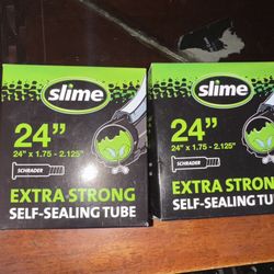 Slime 24 Self-Sealing Bike Tube - Extra Strong (Schrader Valve)