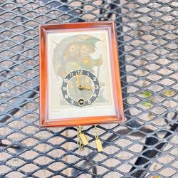 Vintage Hummel Wooden Clock