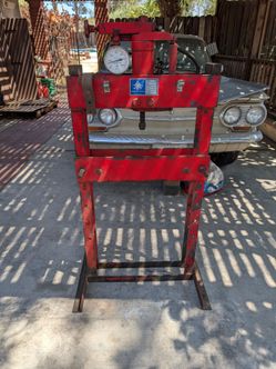 Vintage JET 5-Ton Hydraulic Shop Press – Made in Japan (Model HP-5)