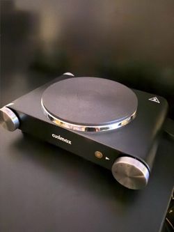 Electric Hot Plate, Portable Single Burner Stove - 1500W
