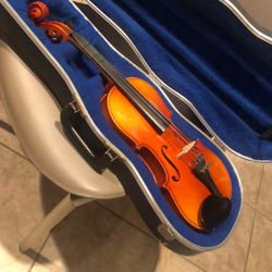 Vintage Suzuki 3/4 Violin Model 102 Nagoya Japan #48060 w Hard Case