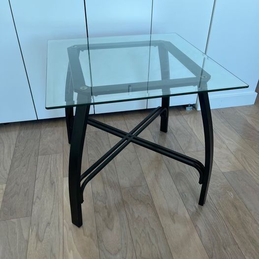 Glass End Table