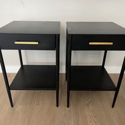 West Elm Metalwork Nightstand (16”) - 2