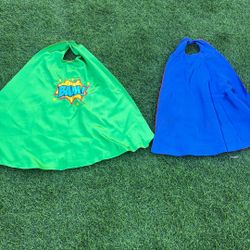 2 Kid Superhero Capes 