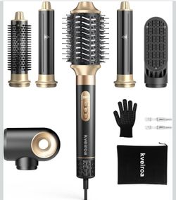 6 in 1 Hot Air Brush & Hair Dryer