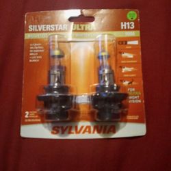 Silver Star Ultra Brightest Downroad  WhiterLights H13 Also Fit 9008