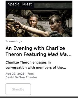 Charlize Theron In Person Q&A