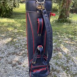 Wilson Black And Red Golf Bag