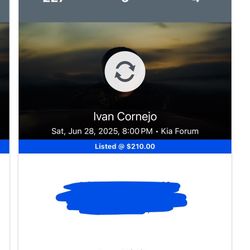 Ivan Cornejo Tickets