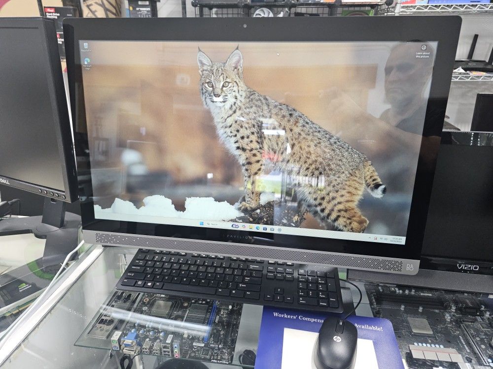 27-Inch ALL-IN-ONE COMPUTER PC DESKTOP, INTEL i7 CPU, 6700T, 16GB RAM, 512GB SSD, Win 11