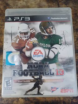 PS3 NCAA 13 COLLEGE FOOTBALL GAME COMPLETE IN BOX $40 FINAL PRICE READ DESCRIPTION AND SEE ALL PICTURES