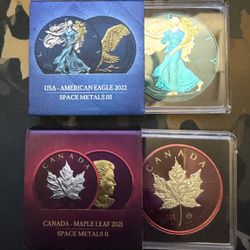 Very Rare Space Metals Coins 