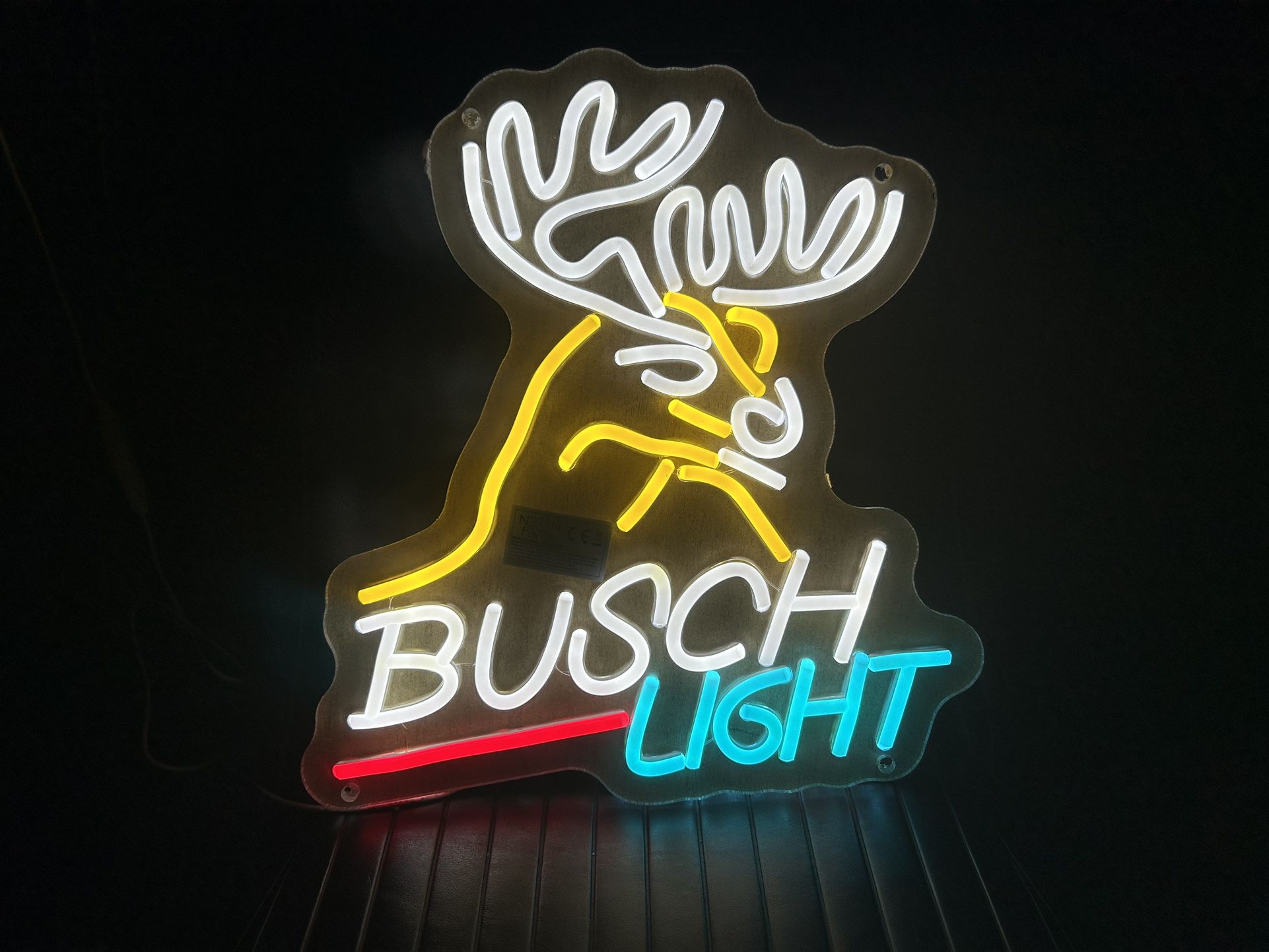 Busch Light Man Cave LED Light 14”x13”