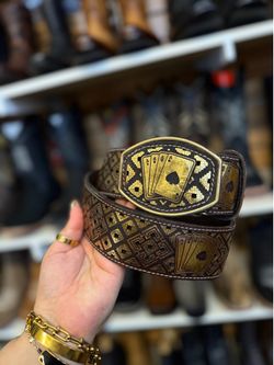 Cinto vaquero Ases