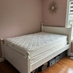 Full Size White Bed Frame