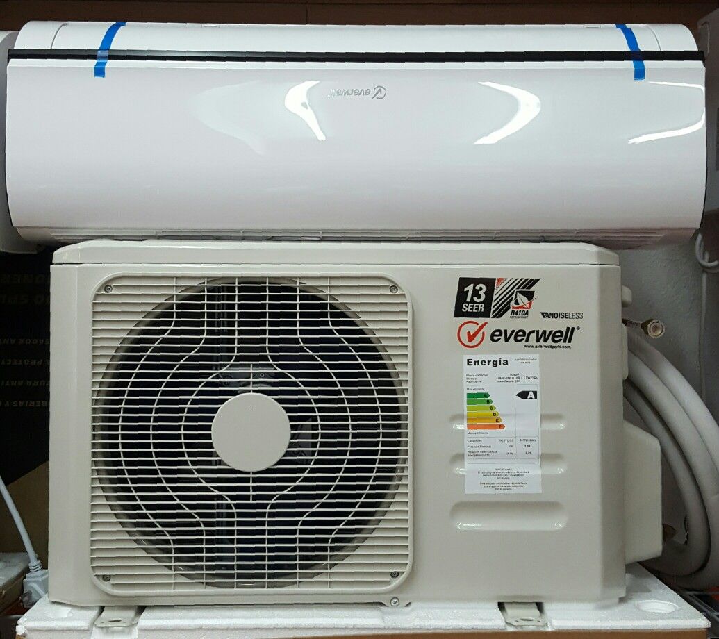 Aire acondicionado mini split Everwell 12000 btu