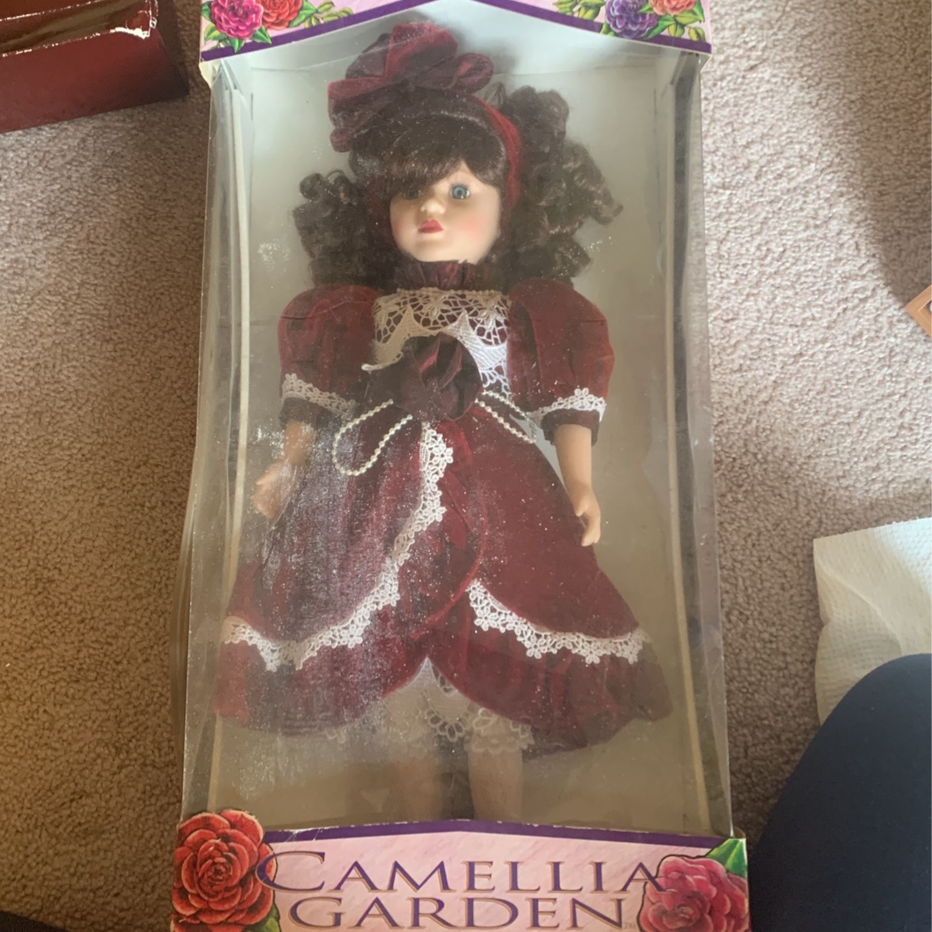 Camellia Garden Collection Genuine Porcelain Doll