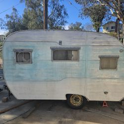 Vintage 1954 Jewel Travel Trailer - All Original