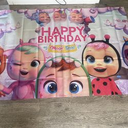 Cry Babies Backdrop