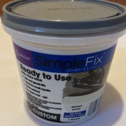 SimpleFix White 1 qt. Pre-Mixed Adhesive and Grout