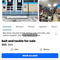 bait & tackle for sale 