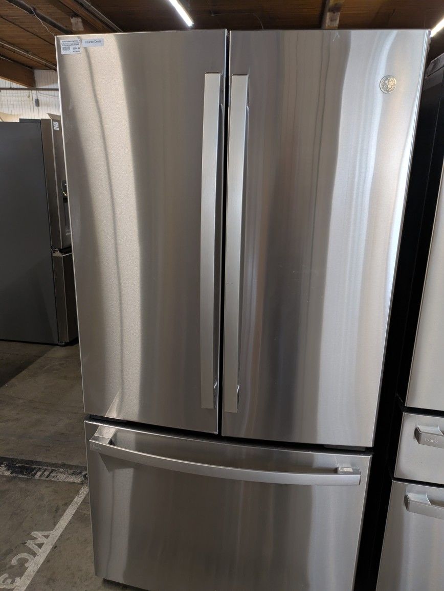 GE Profile PWE23KYNFS
36 Inch Counter Depth French Door Refrigerator with 23.1 Cu. Ft. Capacity,