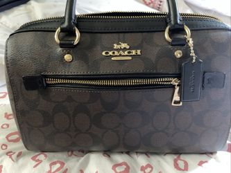 Coach Brown & Black Handbag 