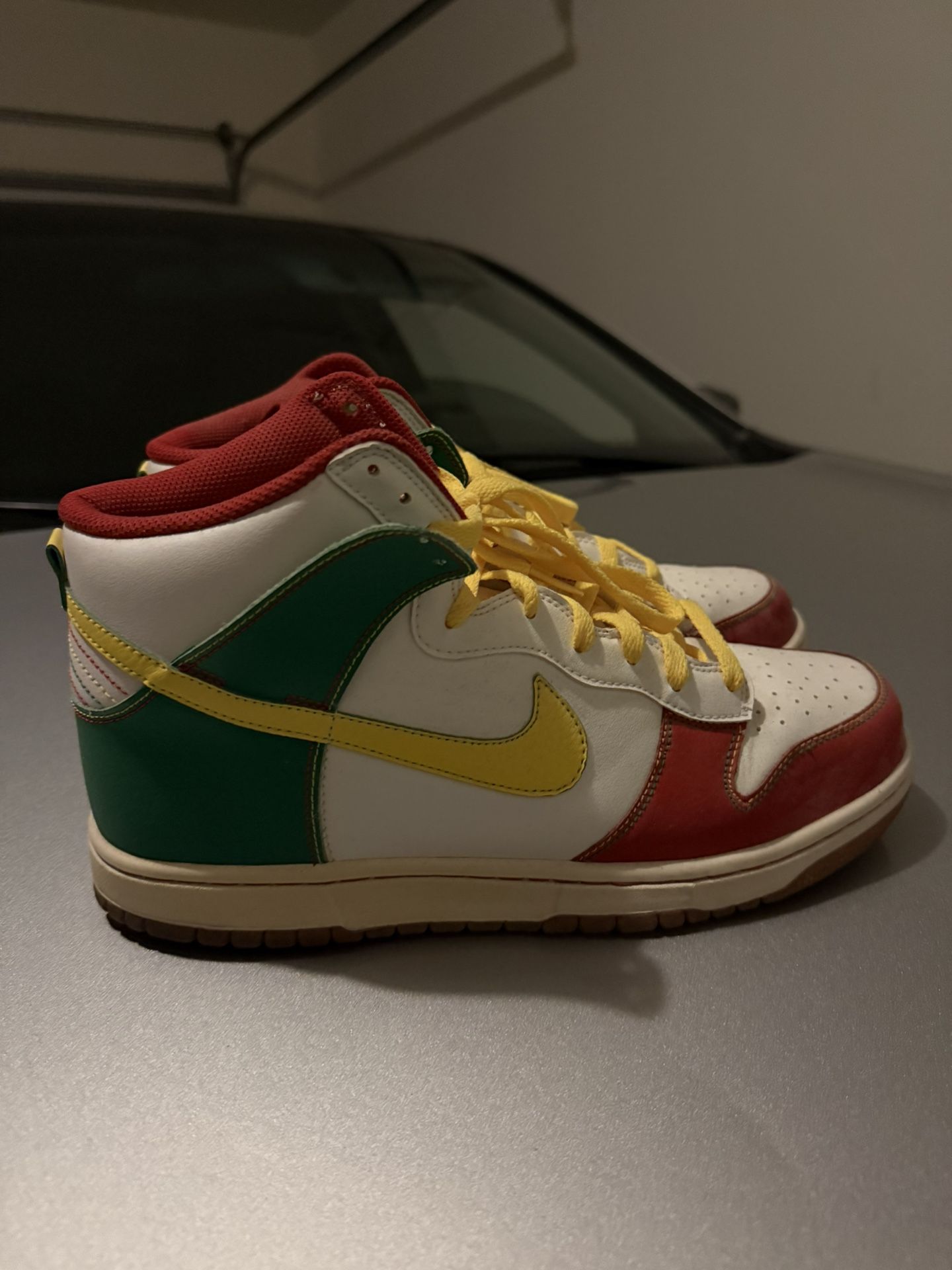 Nike Dunk High 6.0 Rasta Size 10