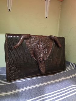 Vintage Crocodile Purse