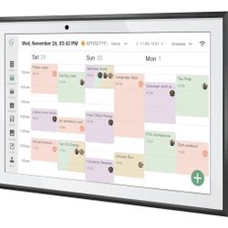 WiFi Digital Calendar Smart Family Planner,Chore Charts, Achievement Rewards, AI Meal Planning, Smart Touchscreen Interactive Display for Schedules an