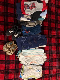 3t boy clothes and 8t boy shoes