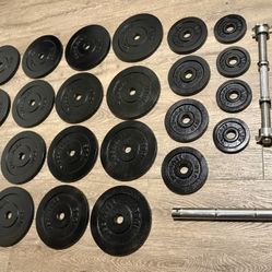 200 lbs Yes4All Cast Iron Adjustable Dumbbells With Connector To Convert In Small Bar