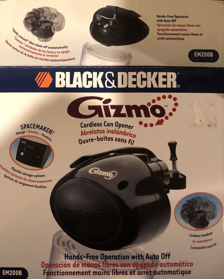 Black & Decker Gizmo can opener under counter