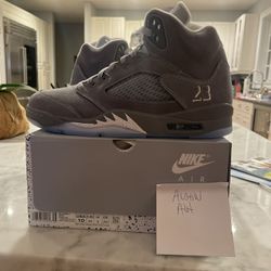 Air Jordan 5 Wolf Grey 2026 Sz 10 DS