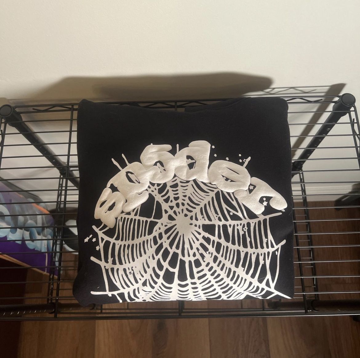 Black And White OG Web Sp5der Hoodie