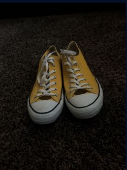 Mens Yellow Converse size 12