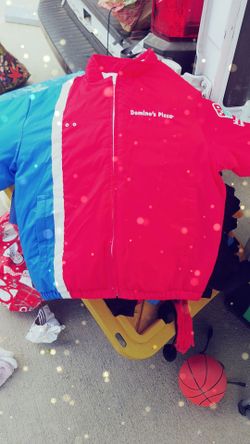 Dominos pizza jaket vintage  size medium
