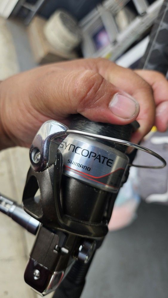 tsunami guard fishing reel Shield II Spinning – Grumpys Tackle Option:Stealth Gray SHIMANO 24 Trout One all wrapped in a color-burnt-toad