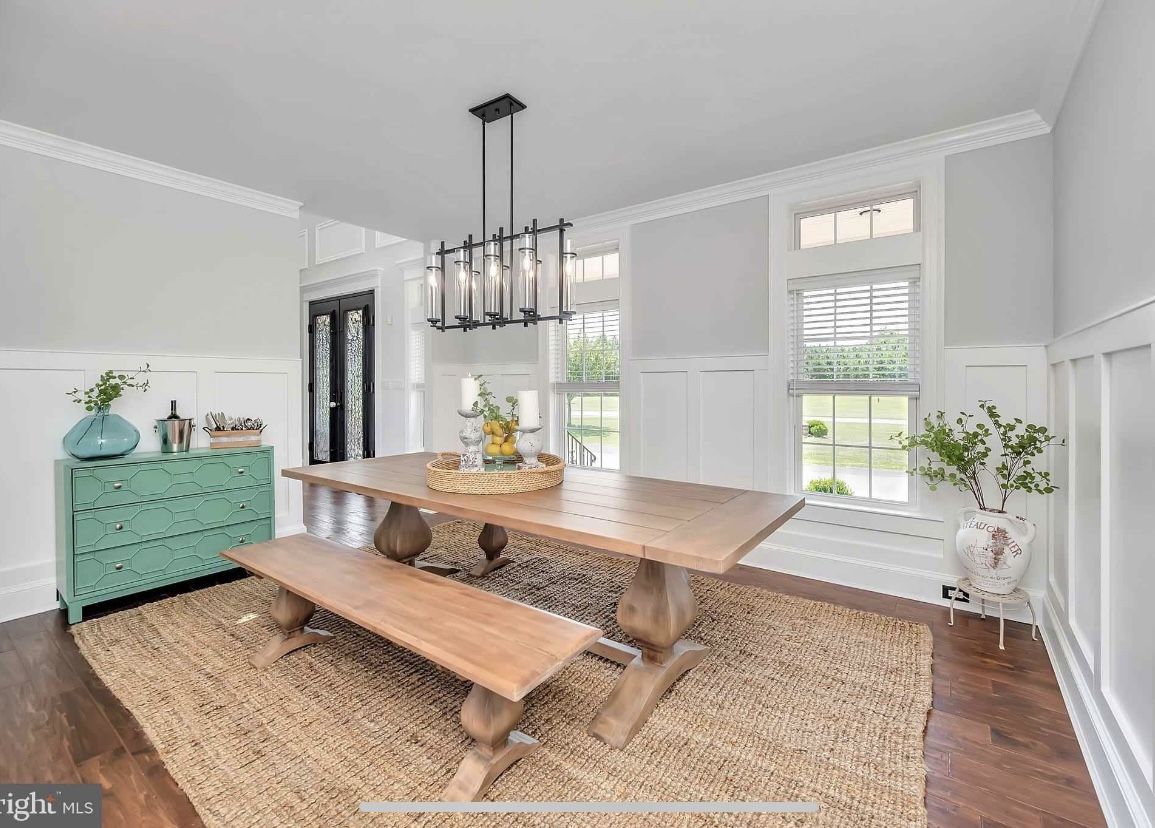 108” Wooden Dining Table