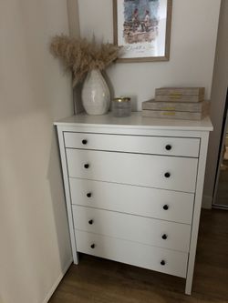 IKEA KOPPANG 5-Drawer Chest - White Dresser