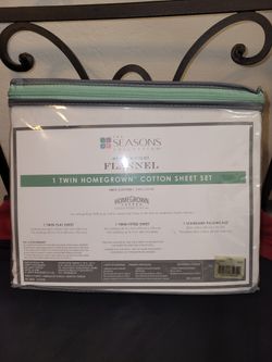 New White Flannel Sheets.