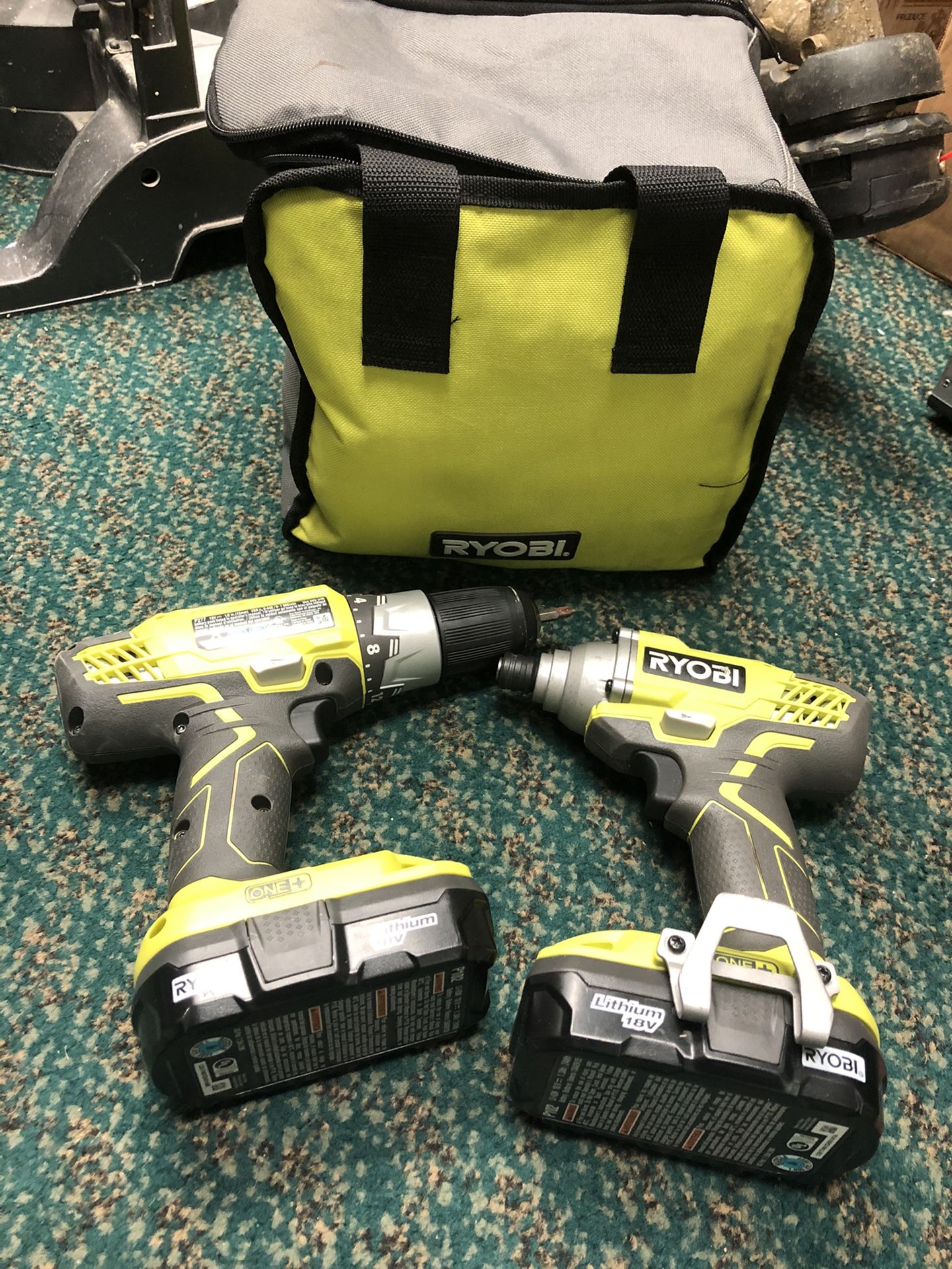 2 PC Combo Kit, Tools-Power Ryobi No Charger.. Negotiable