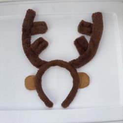 Brown Reindeer Antlers Headband