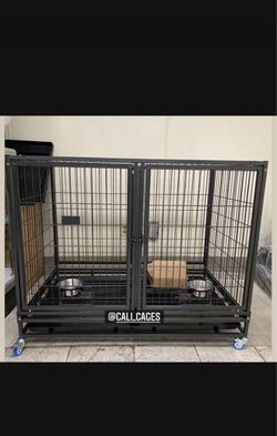 Dog pet cage kenenl size 43 large folding new in box 📦