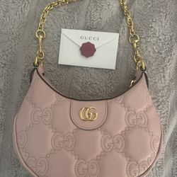 Pink Mini Gucci Purse 