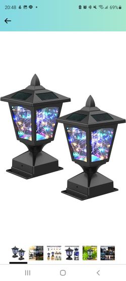 Landscape Decoration Lighting for Fence Deck or Patio (2 Pack)

