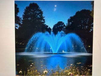 Brand new LED pond fountain with remote control