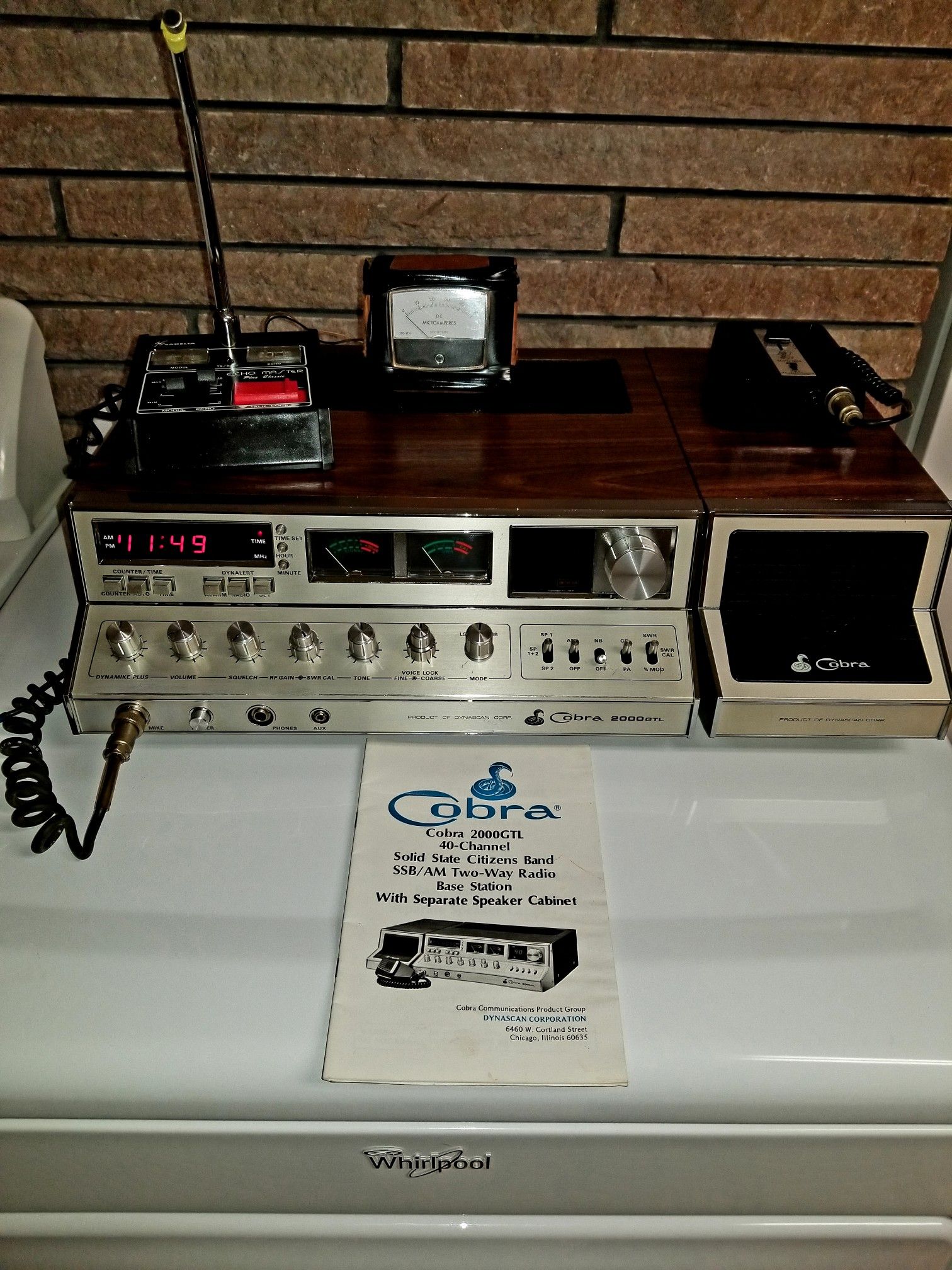 Cobra 2000 GTL CB Radio with some extra's