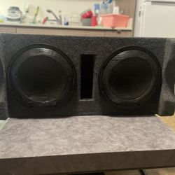 Kenwood 12” Subwoofers In Box